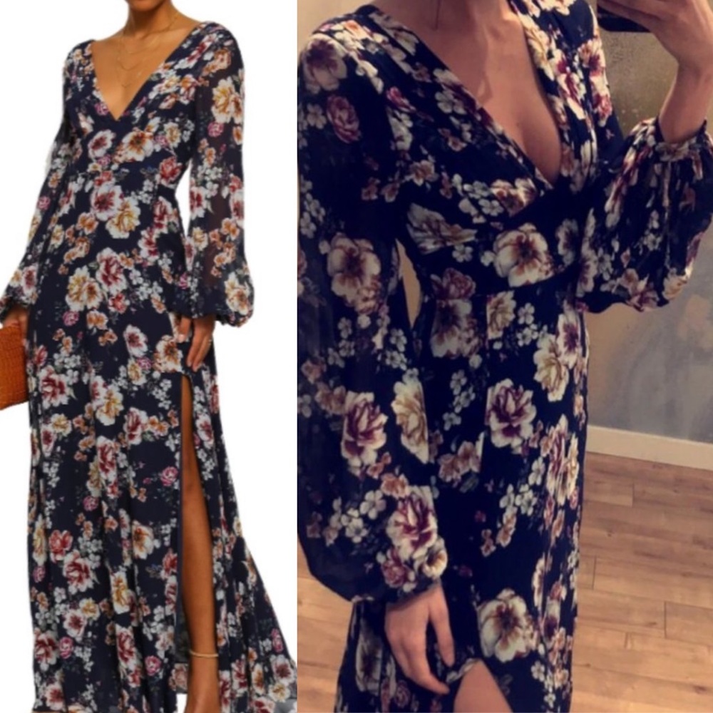 NICHOLAS Garden Rose Maxi Dress in Size 4